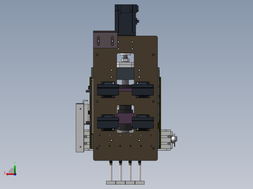 可等变距三轴机械手后视缩略图