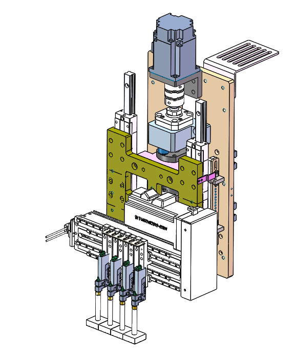 可等变距三轴机械手