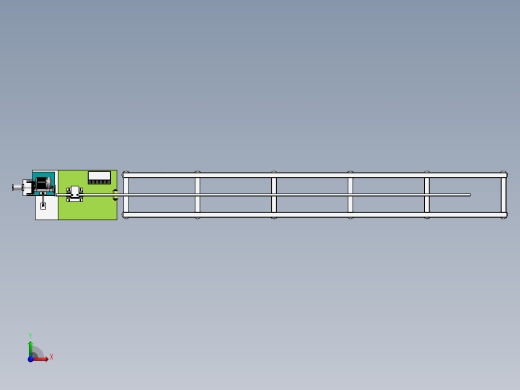 Q434-自动下料机的设计【三维SolidWorks】前视缩略图