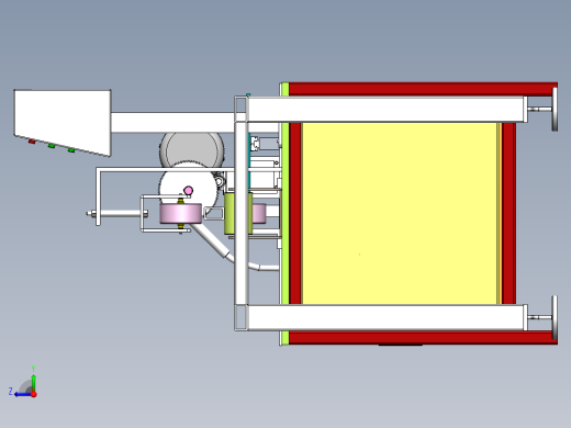 Q434-自动下料机的设计【三维SolidWorks】右视缩略图