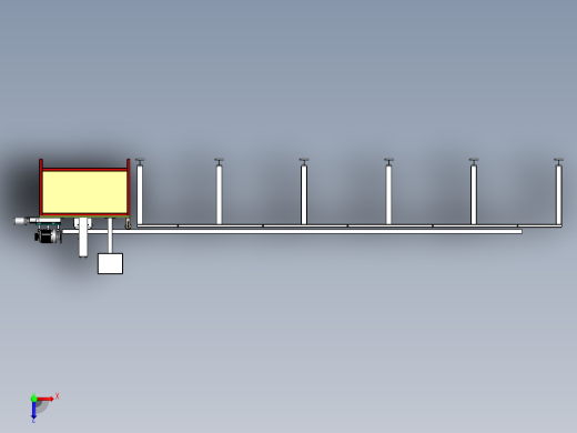 Q434-自动下料机的设计【三维SolidWorks】俯视缩略图