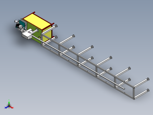 Q434-自动下料机的设计【三维SolidWorks】正等轴测缩略图