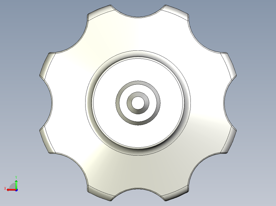 分割定位柱(無卡鎖)1087-3D多系列多零件图纸模型后视图