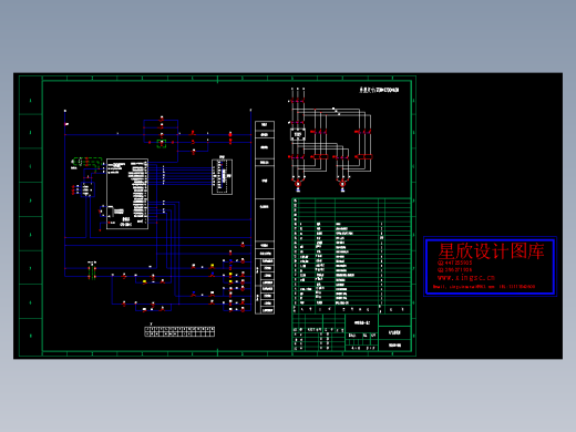变频一拖二电气原理图