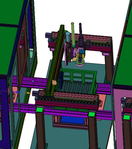 铝合金锂电池机器手激光焊线