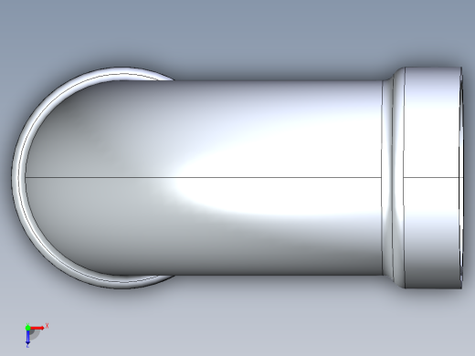 船舶管路系统S2_SeaDrainPLUS_1-4LongBend-SxS_37E162702_2in Sea Drain Plus - 91.2 Long Sweep - SxS俯视缩略图