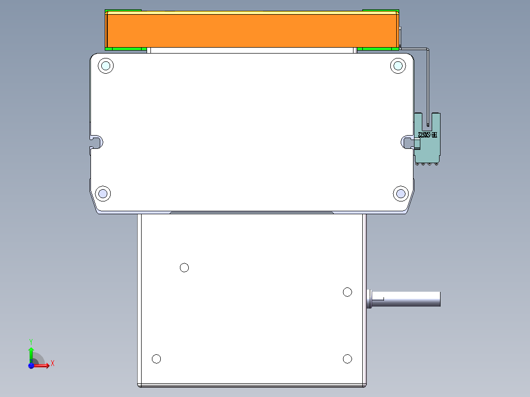 MCH丝杆全封闭MCH17-BM-750W前视图