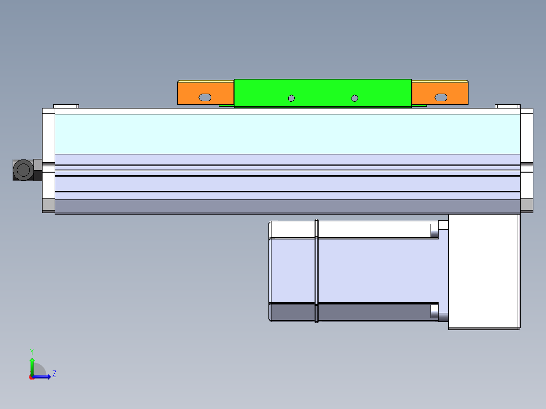 MCH丝杆全封闭MCH17-BM-750W左视图