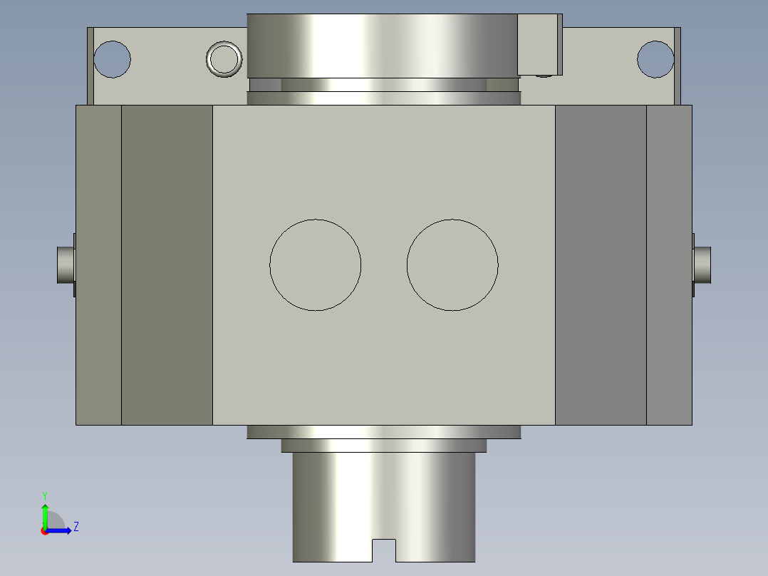 旋转气爪PRC40H-180左视图