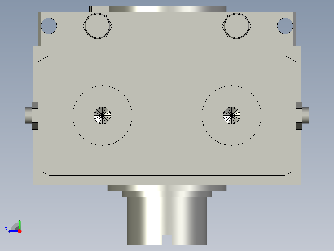 旋转气爪PRC40H-180右视图