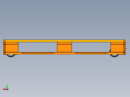 用于移动100毫米口径的欧洲托盘带轮子后视缩略图