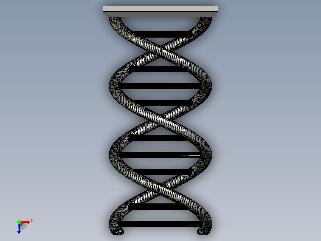 DNA基因染色体6俯视图
