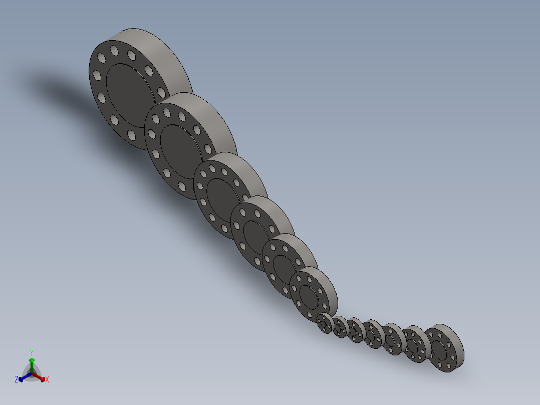 管件接头、螺纹接头、三通(48)正等轴测图