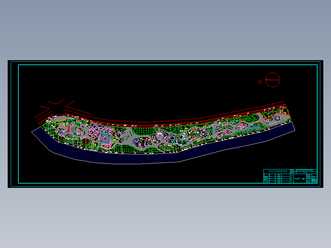 某公园景观绿化施工图