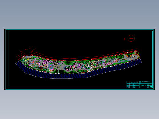 某公园景观绿化施工图