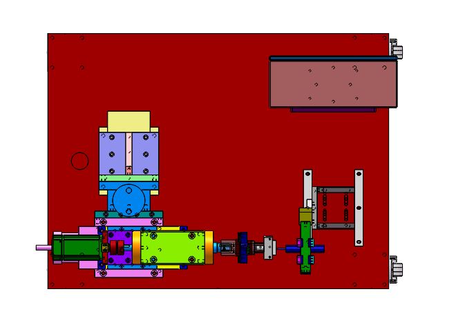 锁芯自动检测（sw18可编辑+工程图+bom）