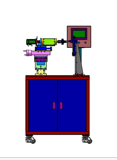 锁芯自动检测（sw18可编辑+工程图+bom）