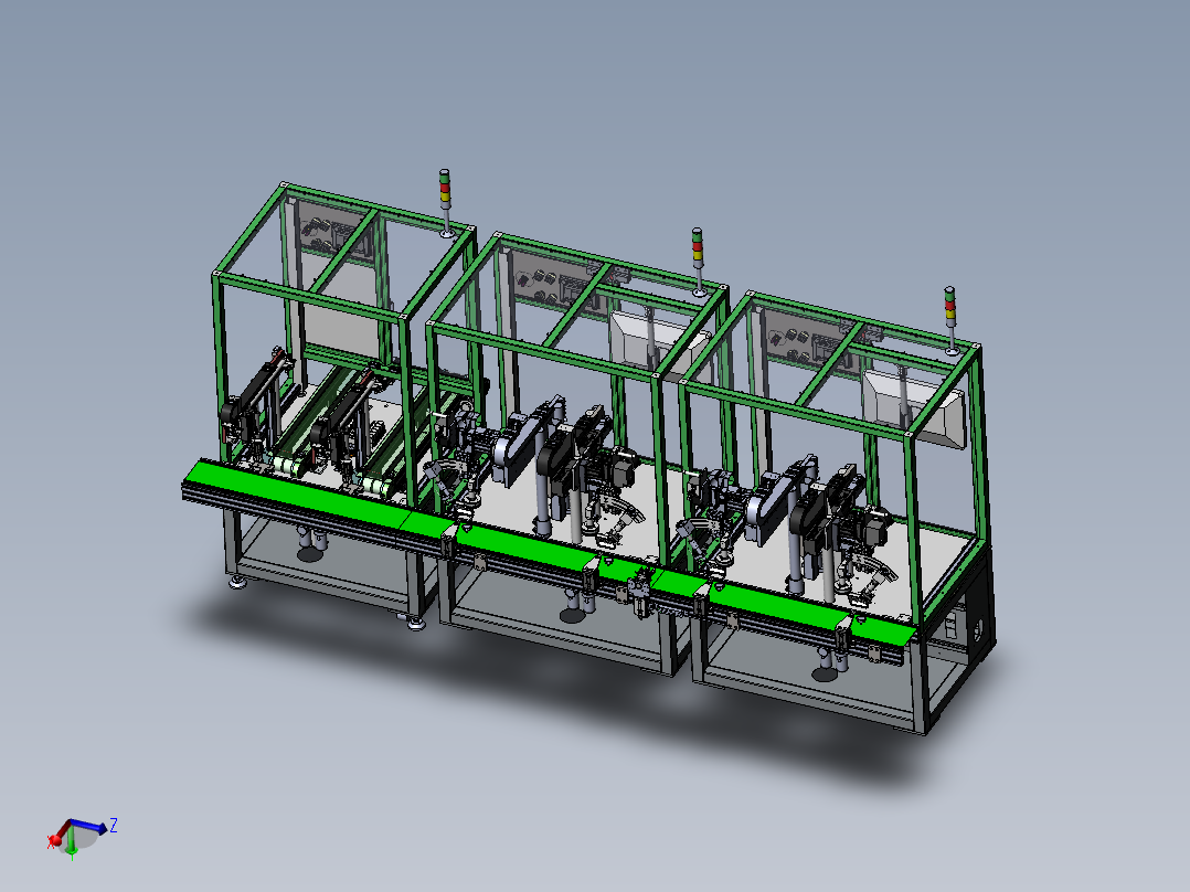 LED灯锡焊及下料工位sw20可编辑