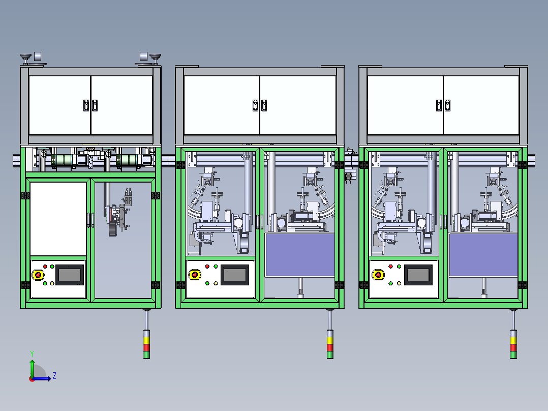 LED灯锡焊及下料工位sw20可编辑左视图