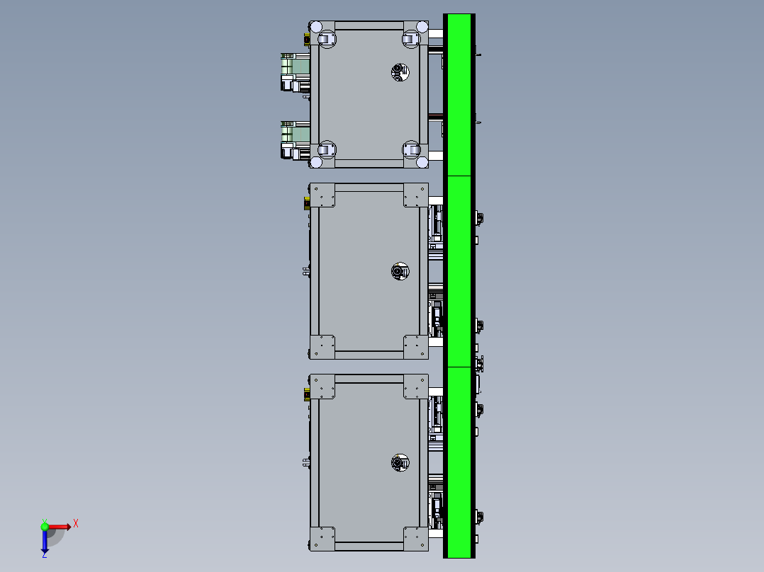 LED灯锡焊及下料工位sw20可编辑俯视图