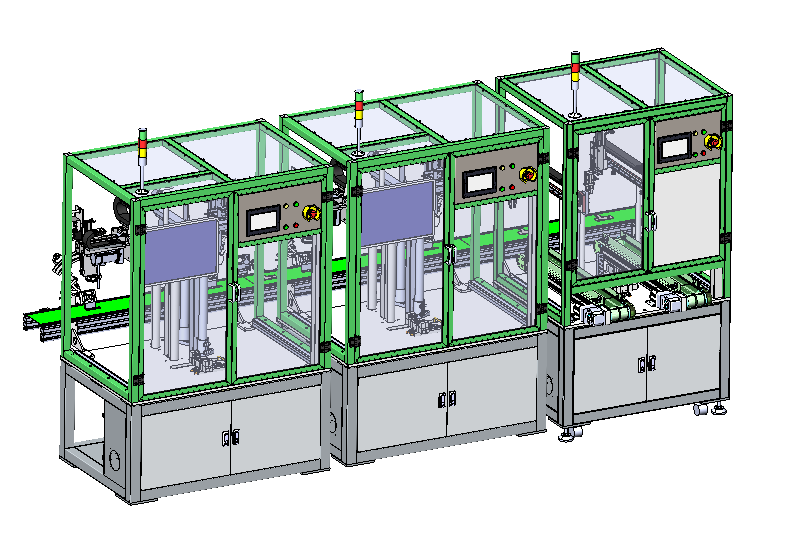 LED灯锡焊及下料工位sw20可编辑