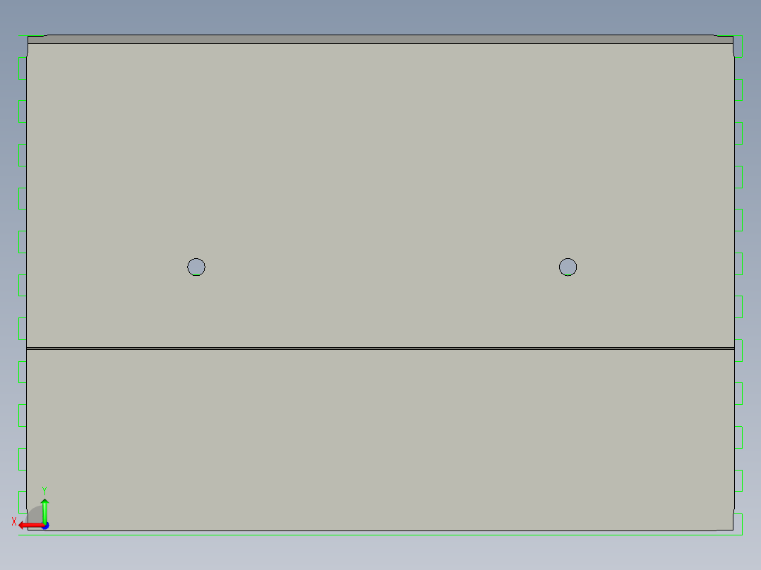 包胶版笔记本外壳飞面+包胶内腔程序模型后视图