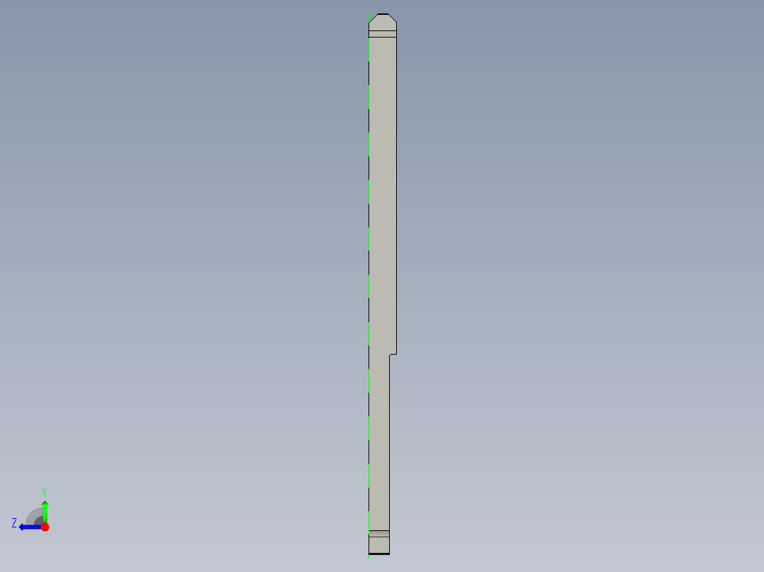 包胶版笔记本外壳飞面+包胶内腔程序模型右视图