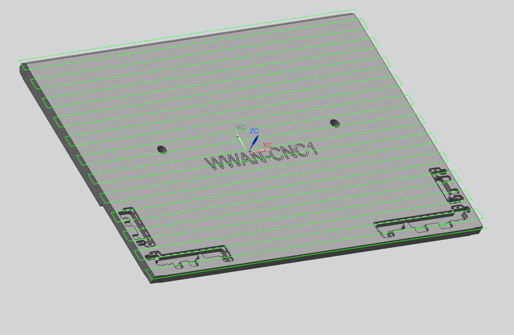 包胶版笔记本外壳飞面+包胶内腔程序模型