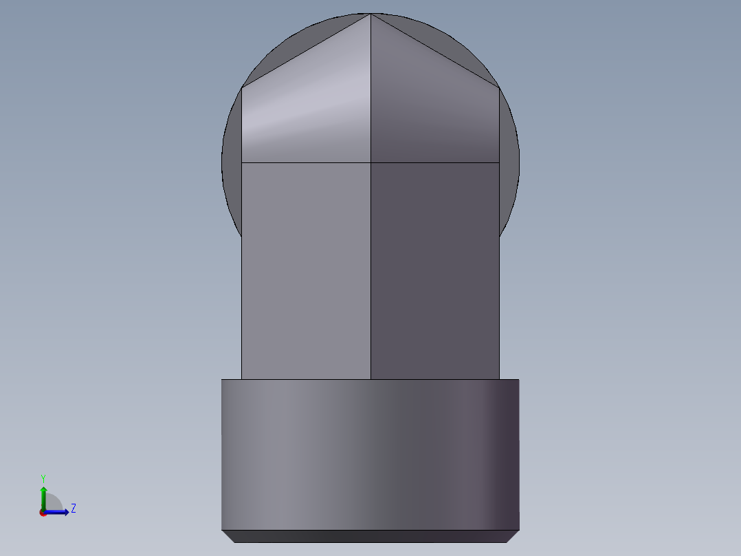 弯接头-W、1C9-22左视图
