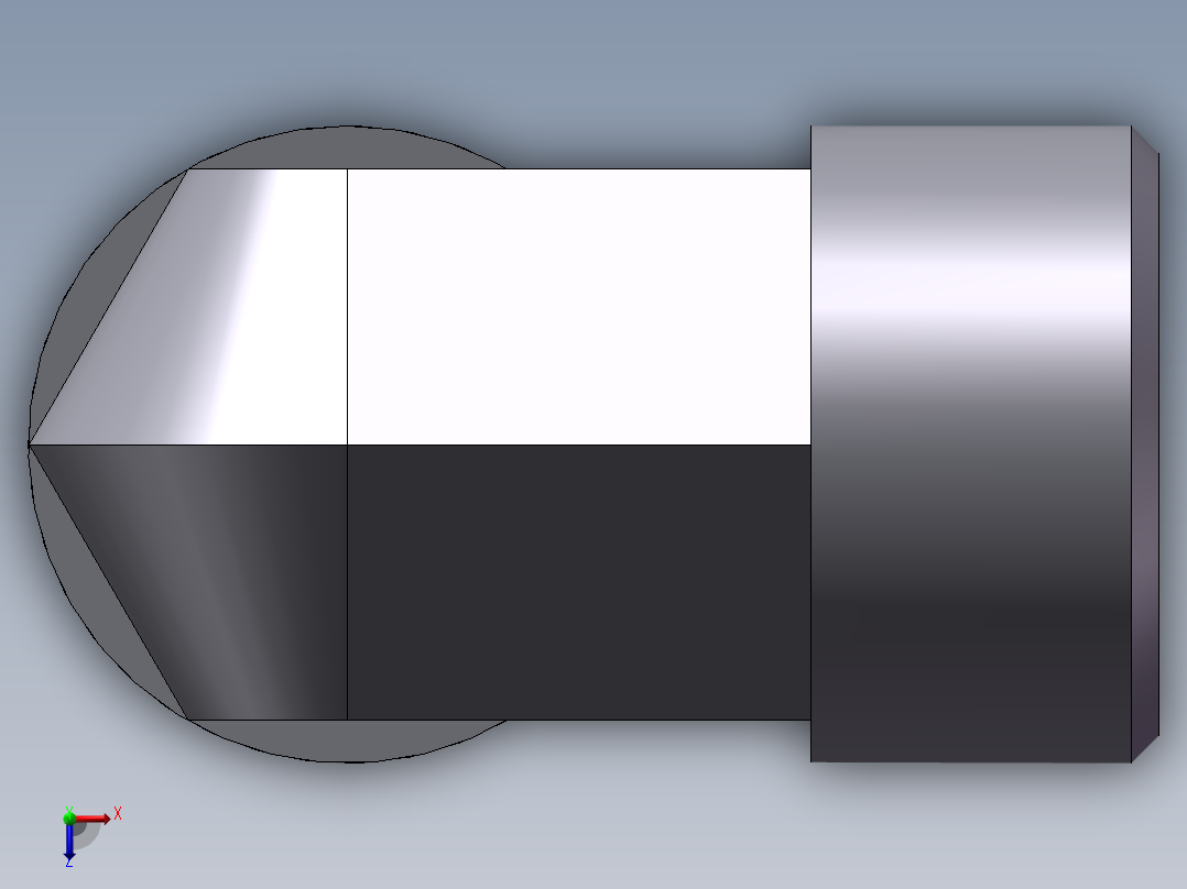 弯接头-W、1C9-22俯视图