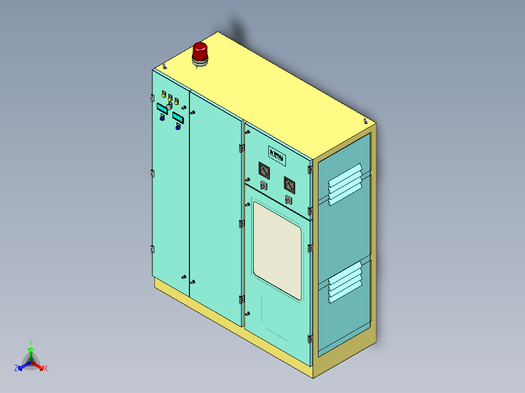 大型配电柜三维设计