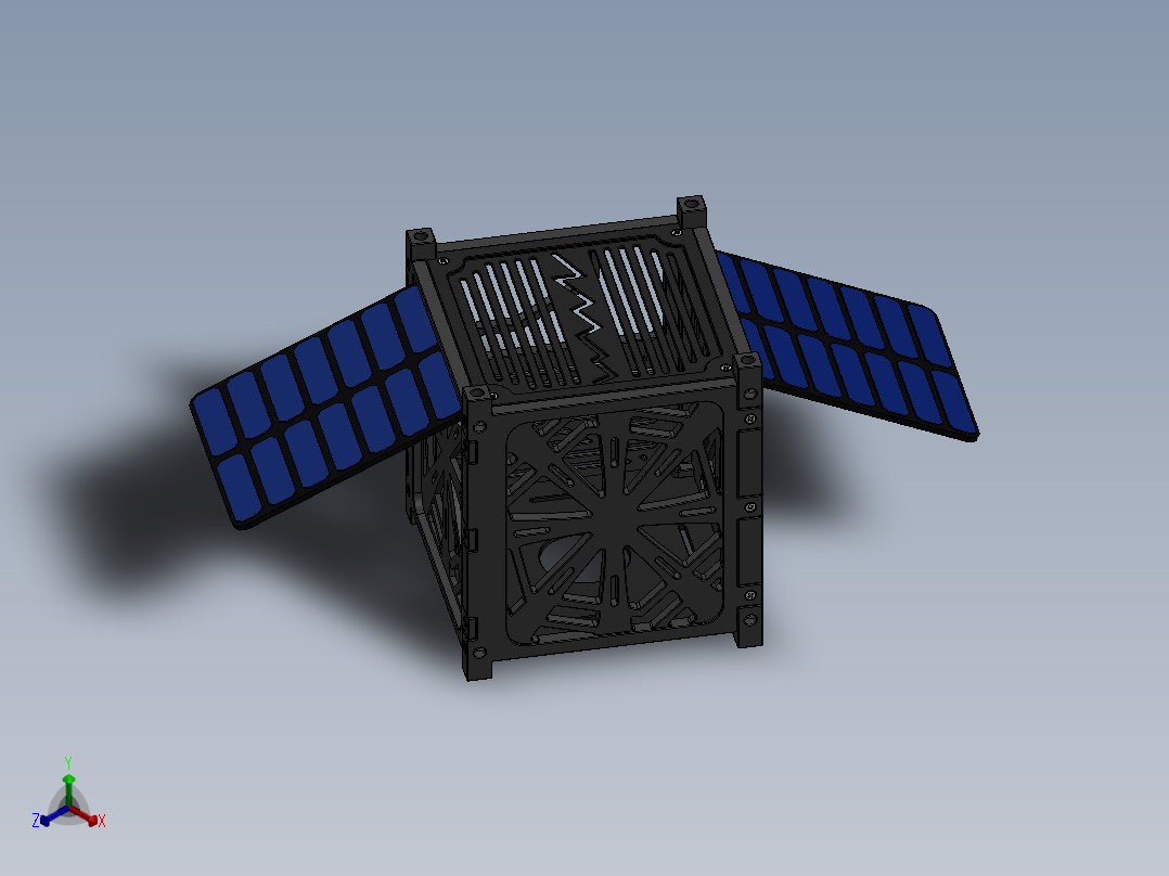 卫星、空间站(56)正等轴测图