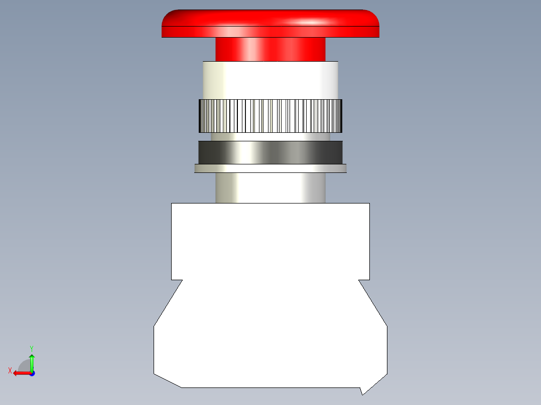 AC300V3A急停开关后视图