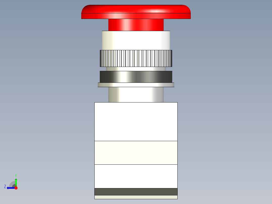 AC300V3A急停开关右视图