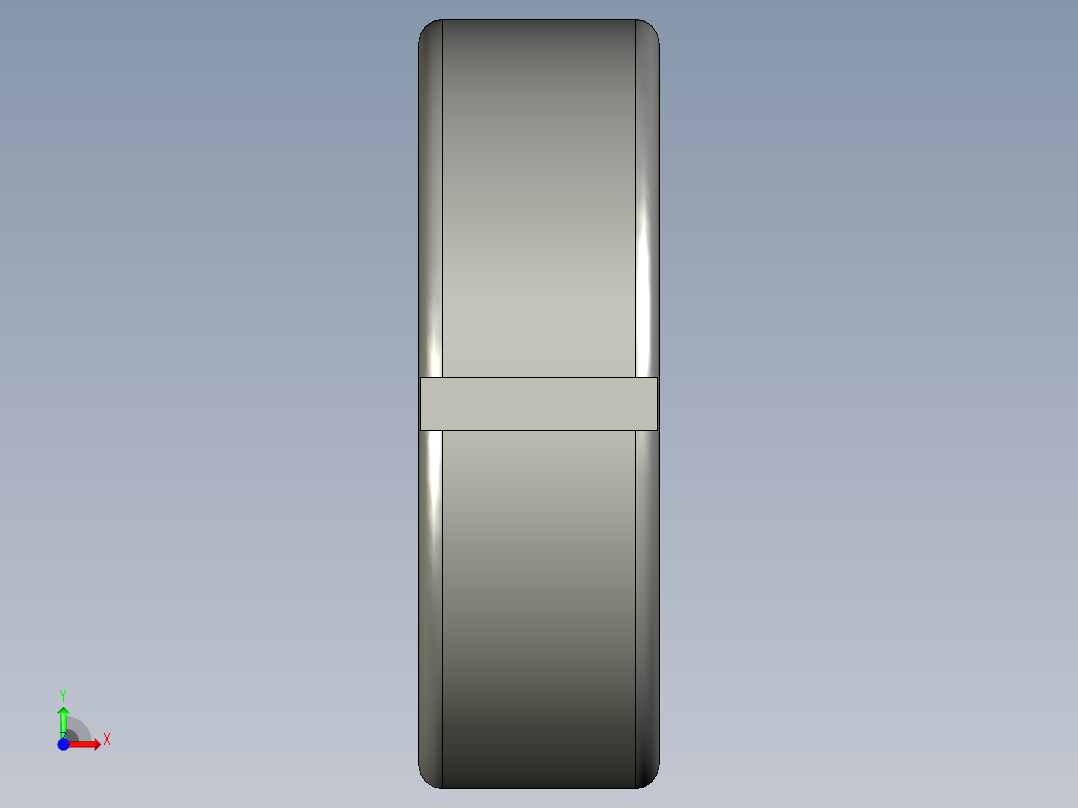 CSK12PP单向轴承前视图