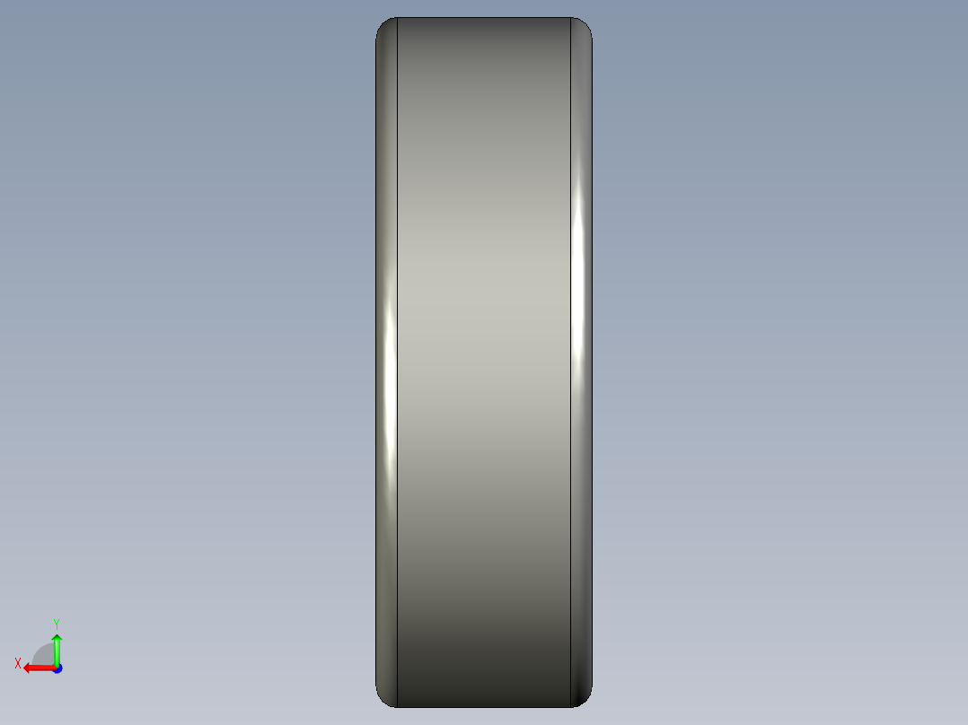 CSK12PP单向轴承后视图