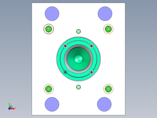 花边喷管（深腔推板出模）前视缩略图