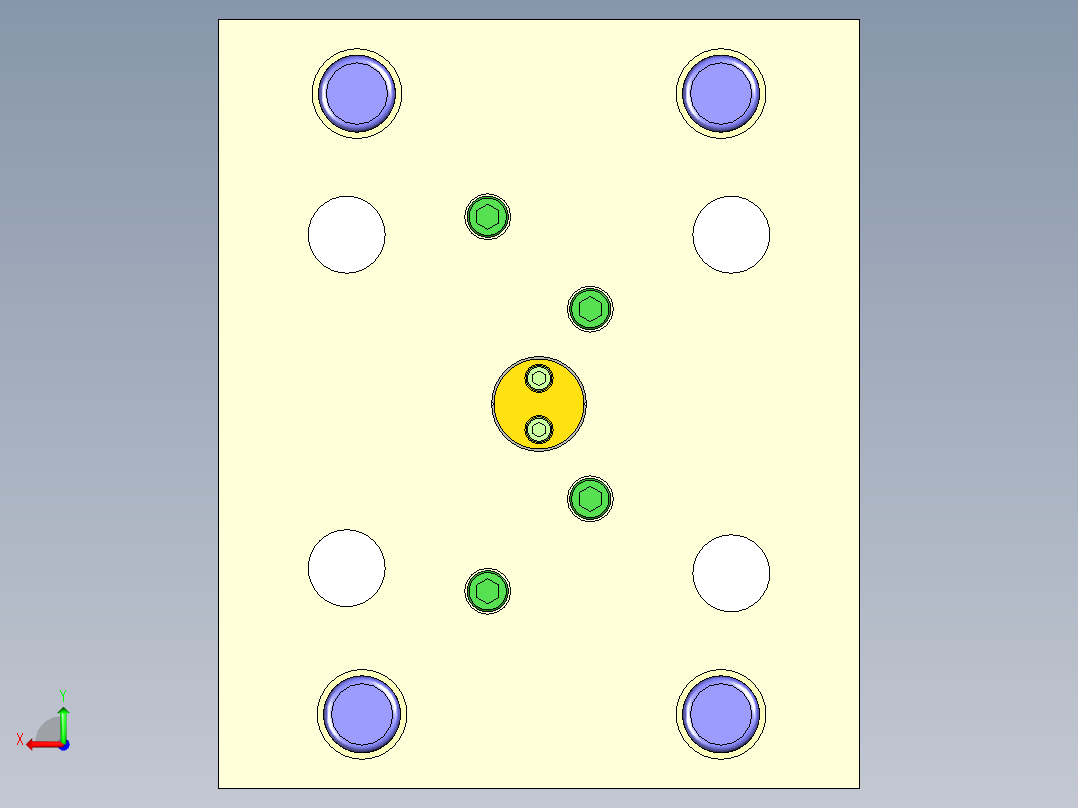 花边喷管（深腔推板出模）后视图
