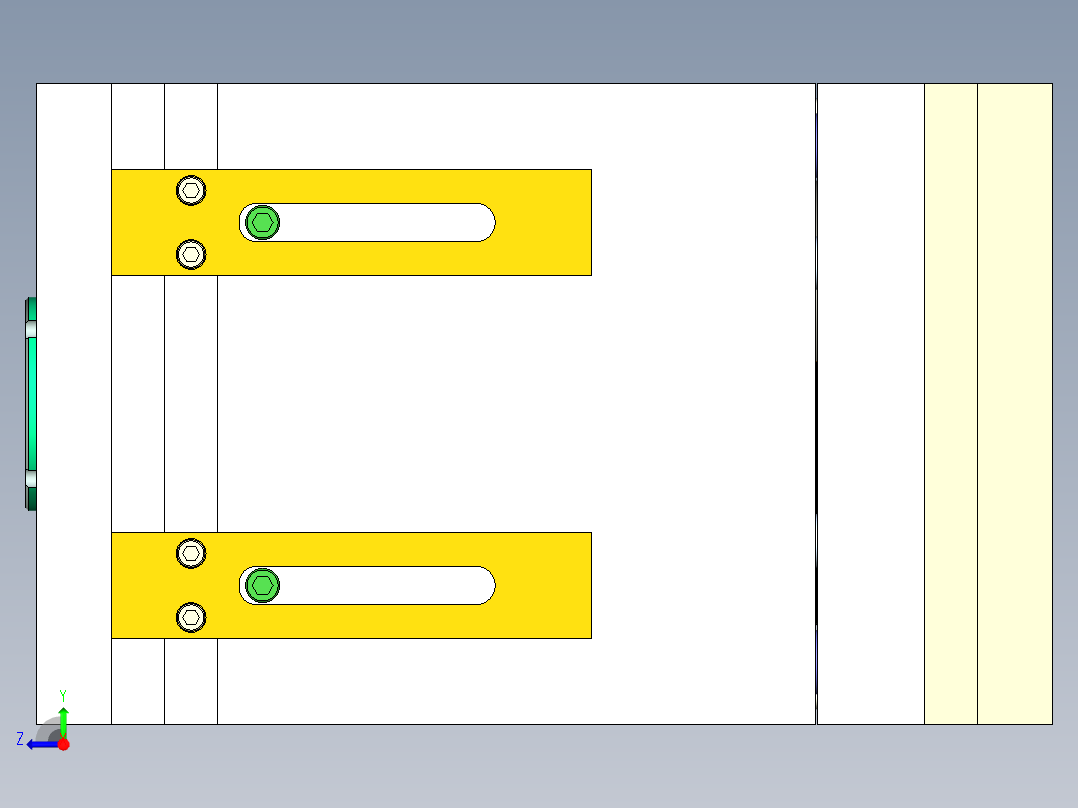 花边喷管（深腔推板出模）右视图