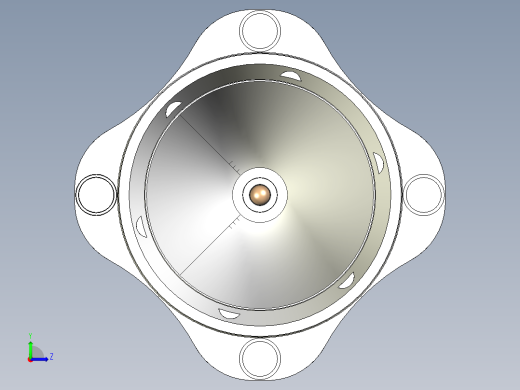 多头强光照明手电设计左视缩略图