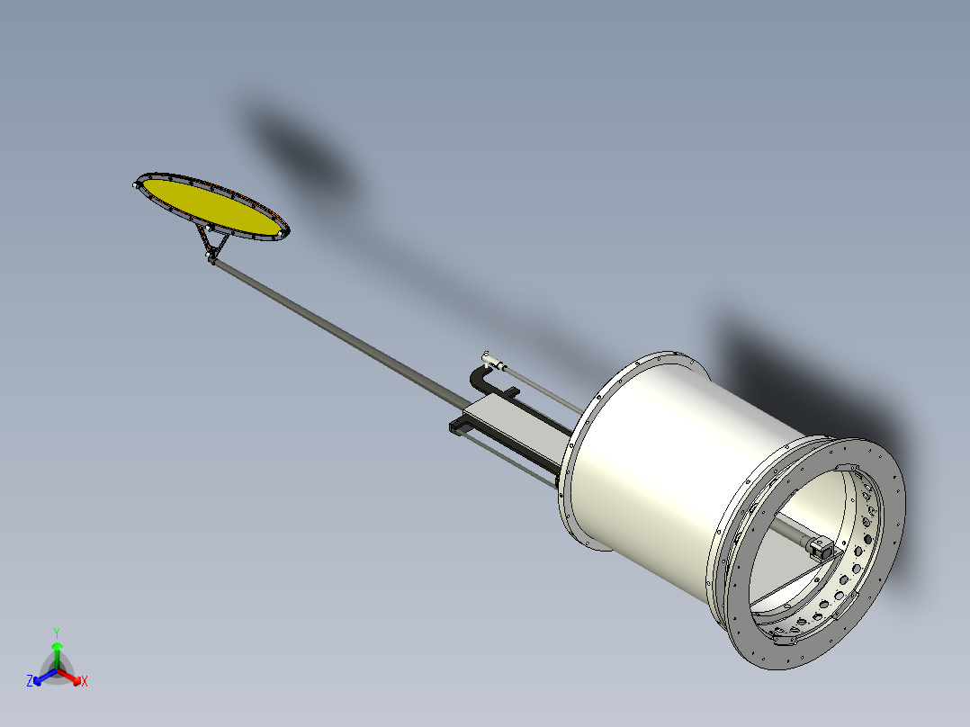 一体化水质采样监测装置 1862659正等轴测图
