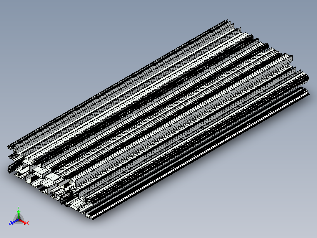 B3004588-6063 T5 铝型材 - 截面