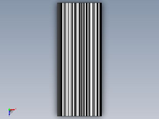 B3004588-6063 T5 铝型材 - 截面俯视缩略图