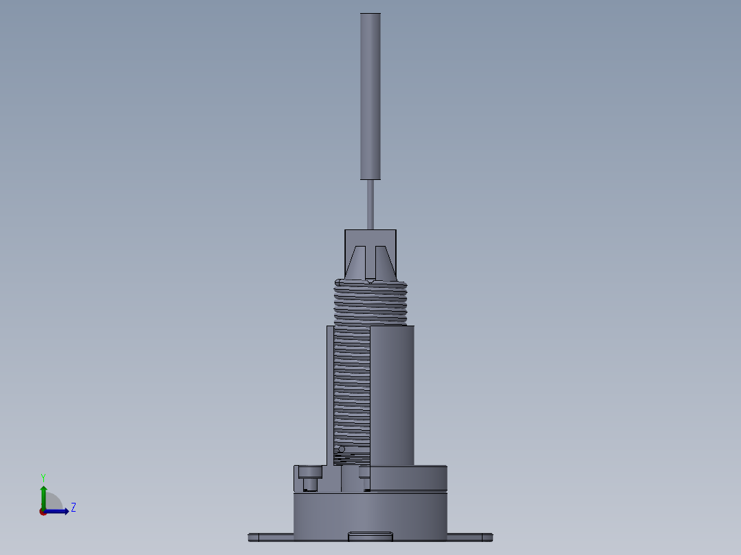 螺套定位器左视图