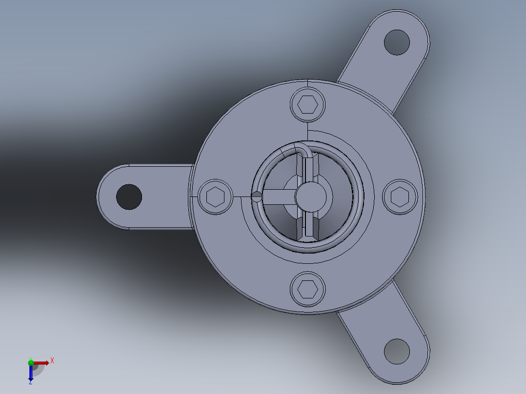 螺套定位器俯视图
