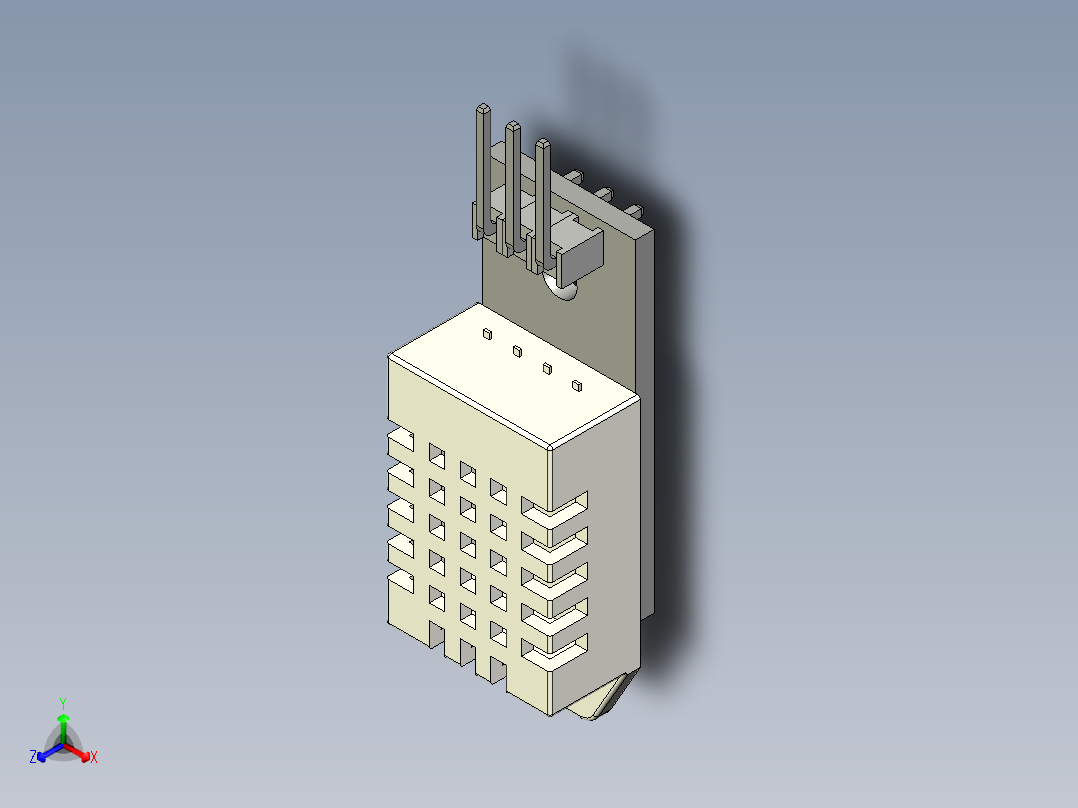 dht22模块11正等轴测图