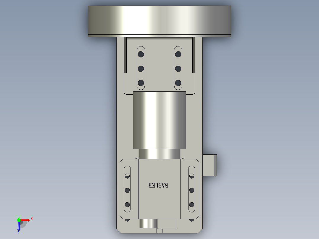 FW010-U01-下相机模组俯视图