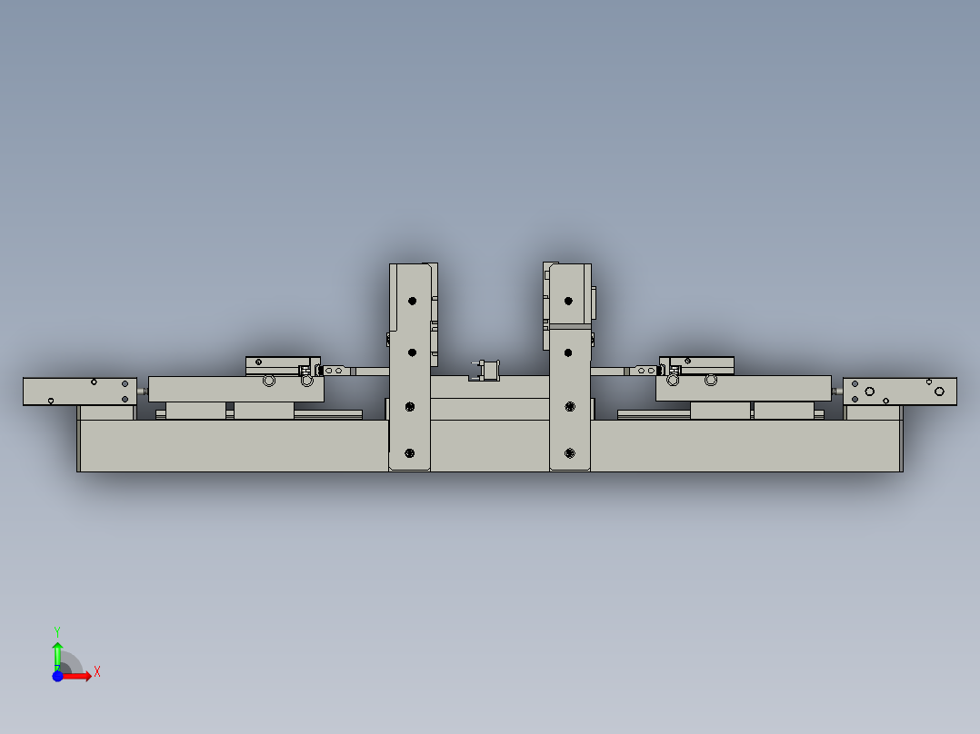 磁芯组装部分前视图