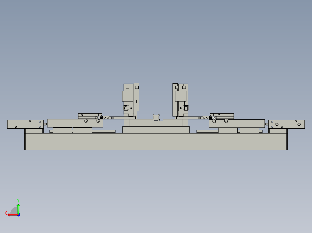 磁芯组装部分后视图