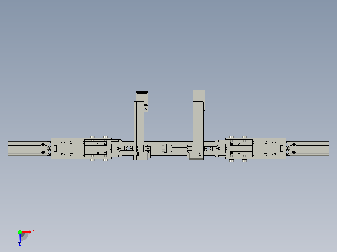 磁芯组装部分俯视图